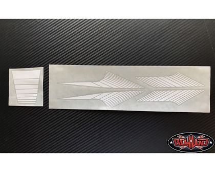 RC4WD Classic Stripes for 1985 4Runner Sheet White
