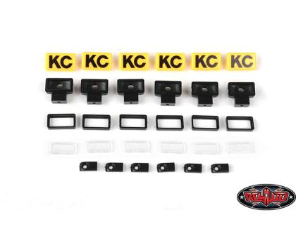 RC4WD KC HiLiTES Rectangle Lights with Covers RC4ZE0132