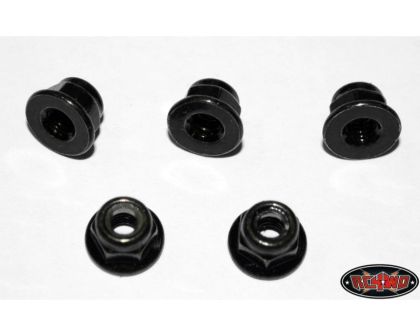 RC4WD M4 Flanged Lock Nut Black RC4ZS0620