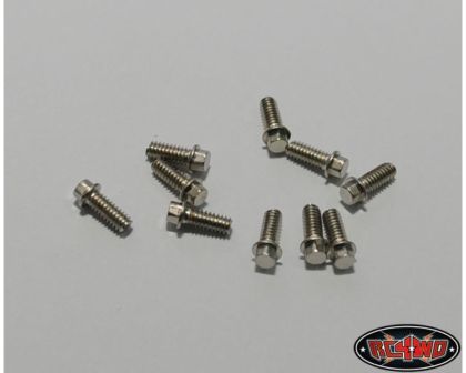 RC4WD Miniature Scale Hex Bolts M2 x 5mm Silver