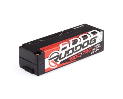RUDDOG Racing 6000mAh 150C/75C 14.8V LCG 1/8 Pack LiPo Akku