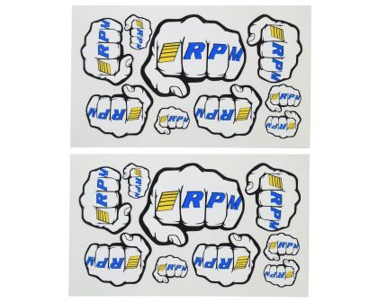 RPM Fist Logo Aufkleberbögen