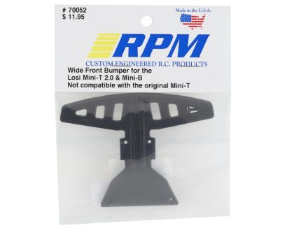 RPM Bumper breit schwarz für Losi Mini-T 2.0 und Mini-B