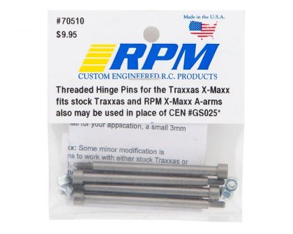 RPM Hinge Pins mit Gewinde für X-Maxx
