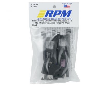 RPM A-Arms und Bulkhead schwarz GT2