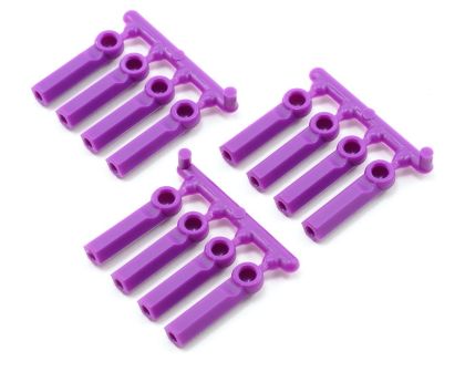 RPM Long Shank Rod Ends Purple for most Losi Associated an