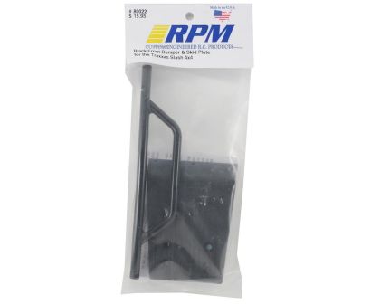 RPM Bumper vorne und Skid Platte schwarz für Slash 4x4