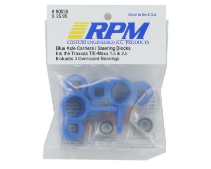 RPM Lenkungs Knöchel blau für E-MAXX