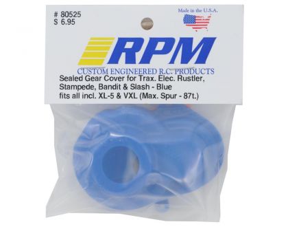 RPM Getriebe Abdeckung blau für Rustler/Stampede