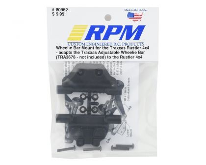 RPM Wheelie Bar Halterung schwarz passend für TRX3678