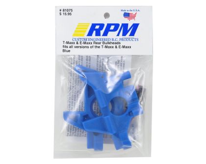 RPM Bulkhead hinten blau für E-Maxx