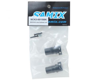 Samix Alu Lock out hinten schwarz für SCX10-2