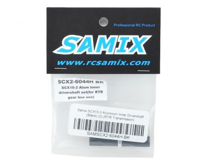 Samix Alu Antriebswelle innen schwarz für SCX10-2