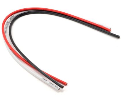 Tekin Silicon Power Wire 12awg 3 Stück 12 Red + Blk + Wht