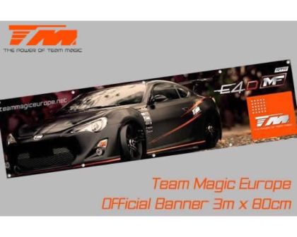 Team Magic Banner Team Magic E4D-MF T86 300 x 80cm TM-B-3