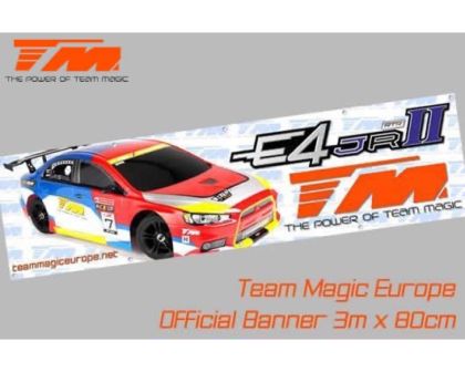 Team Magic Banner Team Magic E4JR II 300 x 80cm