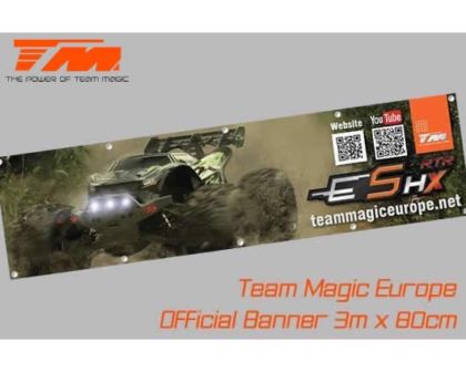 Team Magic Banner Team Magic E5 HX 300 x 80cm