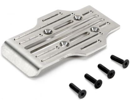 Team Magic Option Part E5 CNC Machined Stainless Chassis Guard Skid Rear