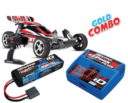 Traxxas Bandit Buggy RTR rot Gold Combo