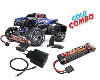 Traxxas Stampede RTR blau Gold Combo TRX36054-8-BLUE-GOLD-COMBO