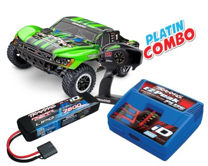 Traxxas Slash 2WD BL-2S Brushless grün Platin Combo