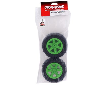 Traxxas Talon Extreme Reifen auf Felgen 2.8 RXT grün