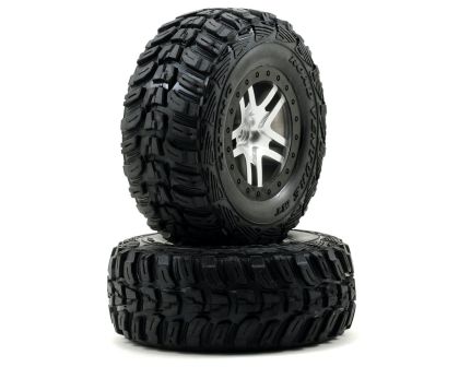 Traxxas Kumho Venture MT S1 Reifen auf Felge Chrom schwarz 12mm
