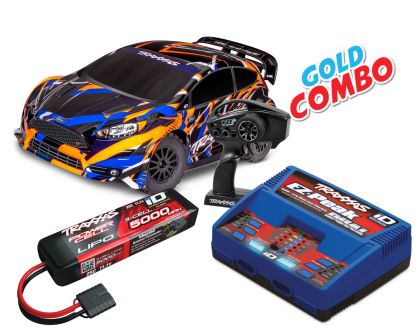 Traxxas Ford Fiesta ST Rally 4x4 VXL orange Gold Combo TRX74276-4-ORNG-GOLD-COMBO