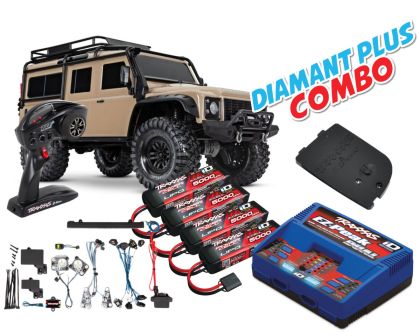 Traxxas TRX-4 Land Rover Defender Sand Diamant Plus Combo TRX82056-4-SAND-DIAMANT-PLUS-COMBO