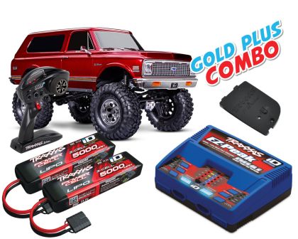 Traxxas Blazer 1972 High Trail TRX-4 rot Gold Plus Combo TRX92086-4-RED-GOLD-PLUS-COMBO