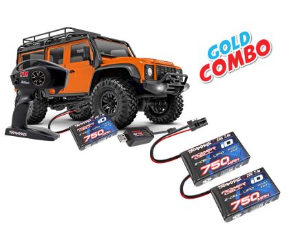 Traxxas TRX-4M Land Rover Defender 1/18 orange Gold Combo TRX97054-1-ORNG-GOLD-COMBO