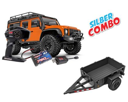 Traxxas TRX-4M Land Rover Defender 1/18 orange Silber Combo TRX97054-1-ORNG-SILBER-COMBO