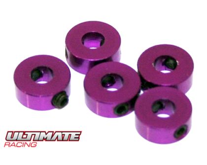 Ultimate Racing Stellringe Aluminium 4mm Purple