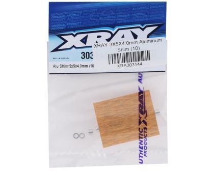 XRAY Alu Shims 3x5x4.0mm silber