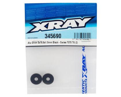 XRAY Alu Shim 5x16.8x1.5mm Black