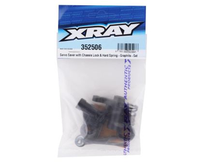 XRAY Servo Saver Set Carbon mit Chassis Lock und harter Feder