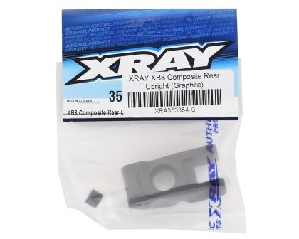 XRAY XB8 Composite Rear Upright LB Graphite