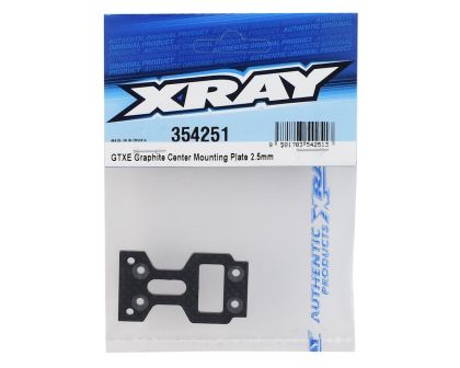 XRAY GTXE Graphite Center Mounting Plate 2.5mm