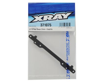 XRAY Querstrebe hinten 2.5 mm Carbon X1 16