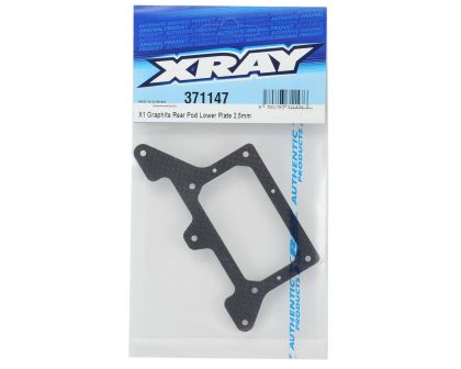 XRAY Carbon Rear Pod Platte 2.5mm