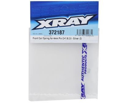 XRAY Federn vorne für 4mm Pin C=1.8-2.0 silber