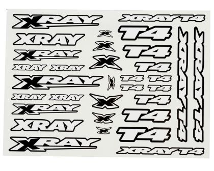 XRAY Dekorbogen schwarz weiß XRA397326