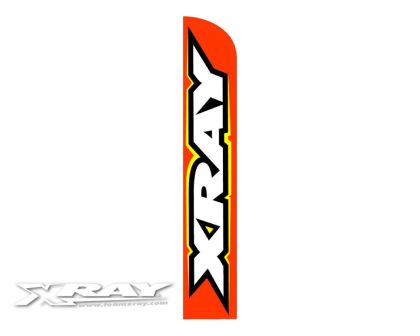 XRAY Fahne VERTICAL 4 m orange XRA397402