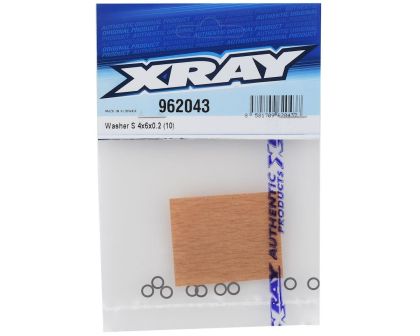 XRAY Shims Unterlegscheiben 4x6x0.2mm