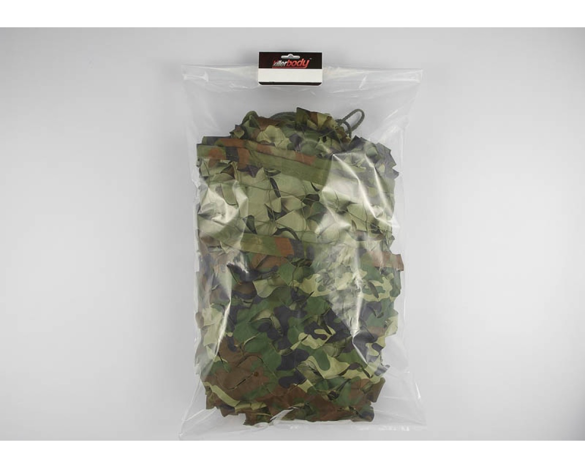 Killerbody Camouflage Netz Scale-Zubehör 1:10 1,5x1,5m - Modellbau