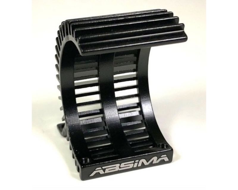 Absima Aluminium Kühlkörper schwarz für 1:10 Motoren mit seitlicher Lüfterhalterung AB-2310031