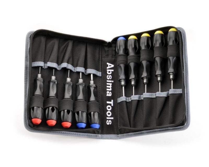 Absima Werkzeugtasche mit 10 Pro Tool Werkzeuge
