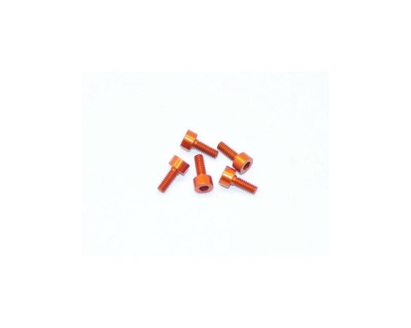 ARROWMAX Alu Screw allen cilinder head M2.2x6 orange 7075 AM14CH2206O
