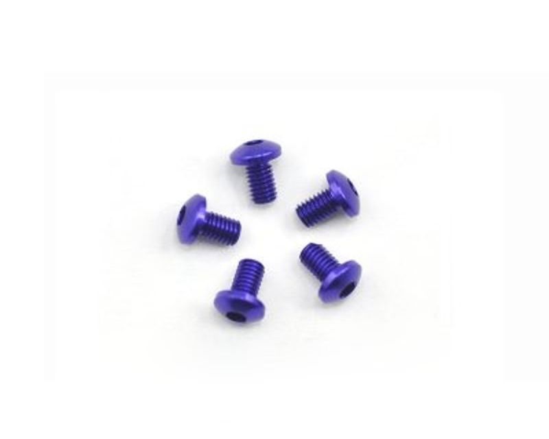 ARROWMAX Alu Screw allen roundhead M3x5 Purple 7075 AM14RH3005P