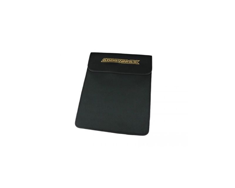 ARROWMAX Bag for Graphite Setup Board 1/10 und 1/8 Cars Black Golden AM171004